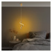 LED závesné svietidlo v zlatej farbe ø 16 cm Likma – Opviq lights