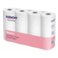 Harmony Utierky kuchynské papierové Professional biele (bal=4ks)