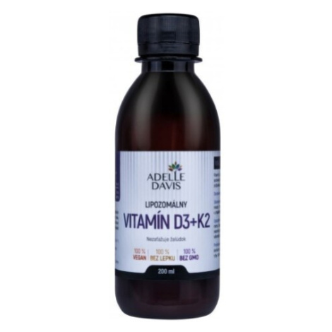 ADELLE DAVIS Lipozomálny vitamín D3 + K2 200 ml