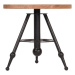 Odkladací stolík s doskou z mangového dreva LABEL51 Solid, ⌀ 45 cm