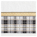 Bavlnený vianočný uterák biely so žakárovým okrajom Šírka: 50 cm | Dĺžka: 90 cm