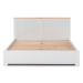 Biela dvojlôžková posteľ s úložným priestorom s roštom 160x200 cm Gabi - Marckeric