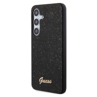 Guess PC/TPU Glitter Flakes Metal Logo Samsung Galaxy S24 5G S921 GUHCS24SHGGSHK Black