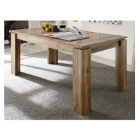 Jedálenský stôl Universal 160x90 cm, saténový orech%