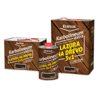 Karbolineum Extra 3v1 - olejová lazúra na drevo pínia (karbolineum) 3,5 kg