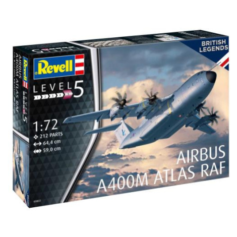 Plastic ModelKit letadlo 03822 - Airbus A400M Atlas „RAF“ (1:72)