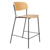 Barové stoličky v súprave 2 ks v prírodnej farbe 89 cm Jolien - White Label