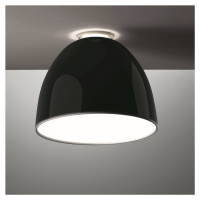 Artemide Nur Mini Gloss LED stropná lampa, čierna