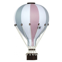 Dadaboom.sk Dekoračný teplovzdušný balón - ružová/šedozelená - L-50cm x 30cm