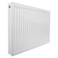 Invena Prov K22, panelový radiátor 400x800 mm s príslušenstvom 945W a bočným pripojením, biela, 