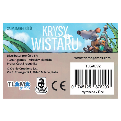 TLAMA games Krysy z Wistaru - sada karet cílů