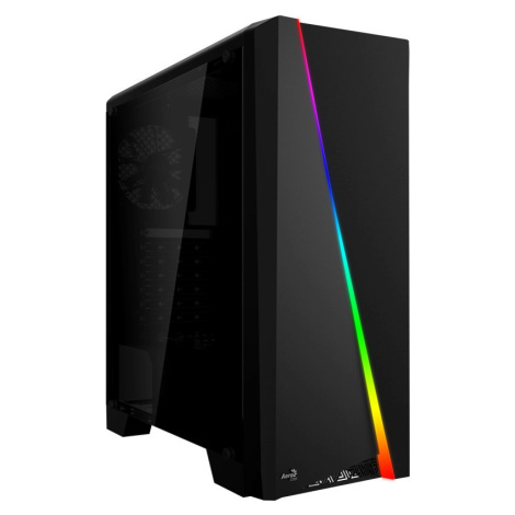 AEROCOOL skriňa Cylon, Mid tower, 1x USB 3.0, 2x USB 2.0, 2x audio, bez zdroja