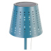 Vonkajšia stolná lampa modrá vrátane LED 3-stupňovej stmievateľnej nabíjateľnej a solárnej - Fer