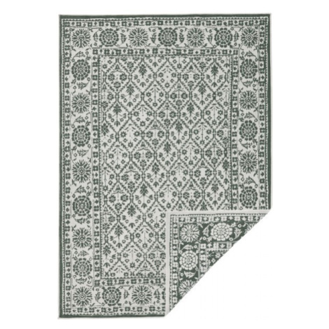 Kusový koberec Twin-Wendeteppiche 103115 grün creme – na ven i na doma - 160x230 cm NORTHRUGS - 