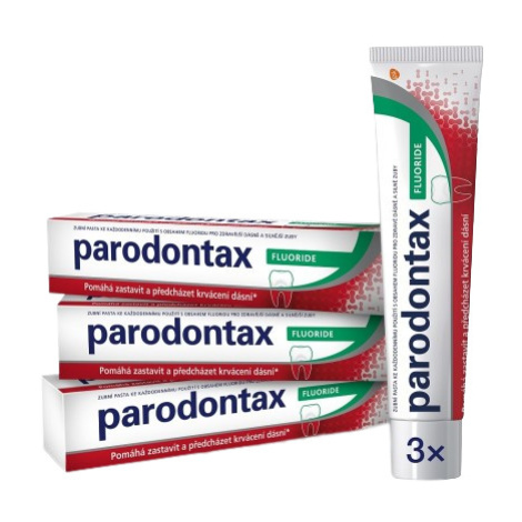 PARODONTAX Fluoridová zubná pasta 3 x 75 ml