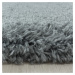 Kusový koberec Fluffy Shaggy 3500 light grey kruh - 160x160 (průměr) kruh cm Ayyildiz koberce