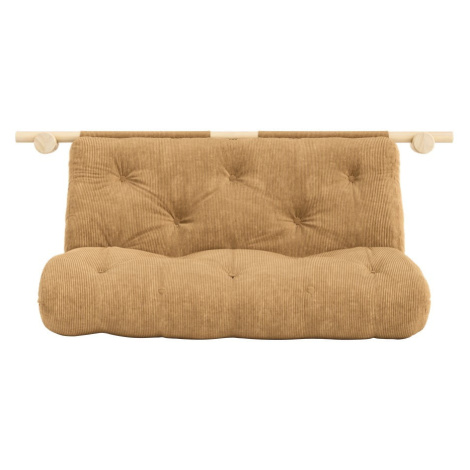 Svetlohnedá menčestrová rozkladacia pohovka 135 cm Hooked – Karup Design