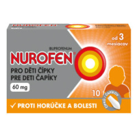 NUROFEN Čapíky pre deti 60 mg 10 kusov