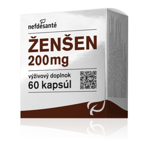 nefdesanté Ženšeň 200 mg 60 cps