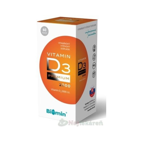 Biomin Vitamin K2 + Vitamin D3 2000.I.U. Premium 60 kapsúl