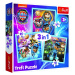 Puzzle 3v1 Mocné šteňatá Labková patrola/Paw Patrol, 20x19,5 cm, v krabici 28x28x6 cm