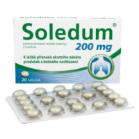 Soledum 200 mg mäkké gastrorezistentné kapsuly 20 cps