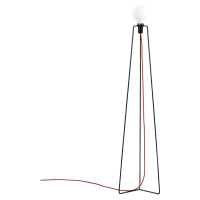 GRUPA Model M3 LED lampa čierna, kábel červená