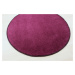 Kusový koberec Eton fialový 48 kruh - 100x100 (průměr) kruh cm Vopi koberce