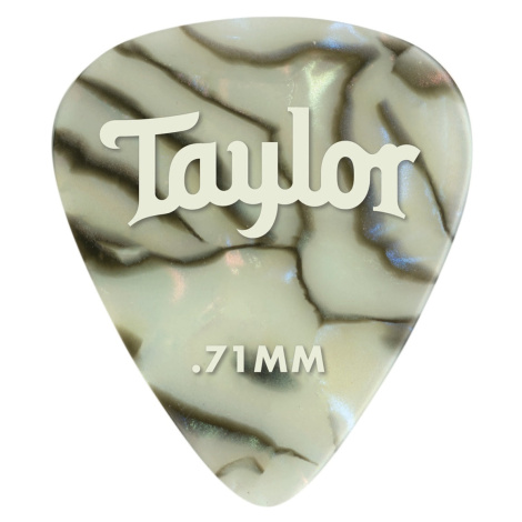 Taylor Celluloid Picks 0.71 Abalone