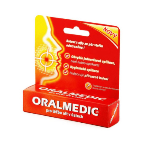 ORALMEDIC Roztok na liečbu áft 2 x 0,2 ml