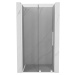MEXEN/S - Velár posuvné sprchové dvere 120, transparent, biela 871-120-000-01-20