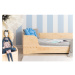 Detská posteľ z borovicového dreva Adeko Pepe Dan, 80 x 160 cm