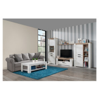 Malá obývacia izba henry - dub biely/dub šedý