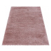 Kusový koberec Fluffy Shaggy 3500 rose - 60x110 cm Ayyildiz koberce