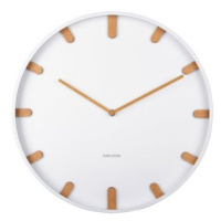 Karlsson 5942WH dizajnové nástenné hodiny 40 cm