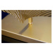 LuxD 27659 Dizajnová stolová lampa Rashid 78 cm čierno-zlatá