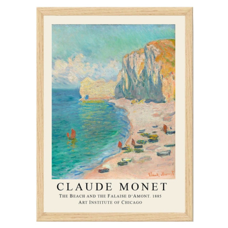 Plagát v ráme 35x45 cm Claude Monet - Wallity