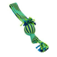 Hračka pre psov BUSTER Preťahovanie lanom s balónikom mod/zelená 44cm
