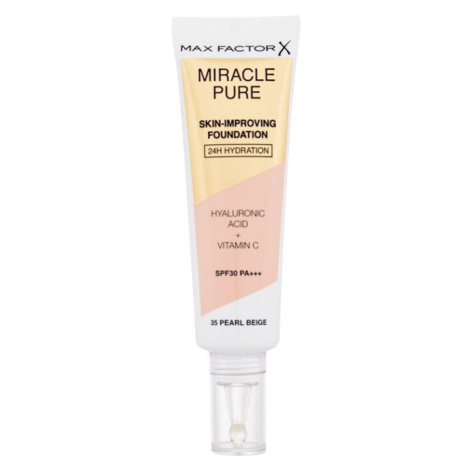 MAX FACTOR Miracle Pure SPF30 Skin-Improving Foundation 35 Pearl Beige make-up 30 ml