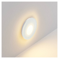 Molto Luce LED vstavané svietidlo Wall 68R Glass IP44 RD, biele. CCT