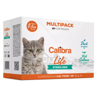 CALIBRA Life kapsa Sterilised Multipack kapsičky pre kastrované mačky 12 x 85 g