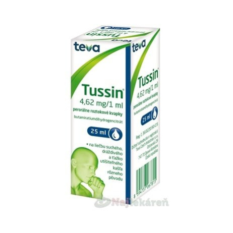 Tussin kvapky na kašeľ 25ml