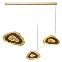 Triangolo Tre LED 120 visiaca lampa zlatá/čierna