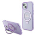 Kryt Guess GUHMP15MHRSGSU iPhone 15 Plus 6.7" purple hardcase Ring Stand Script Glitter MagSafe 