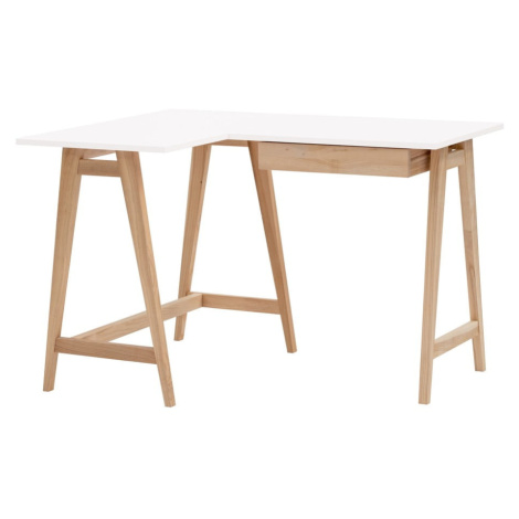 Pracovný stôl s bielou doskou 85x115 cm Luka - Ragaba