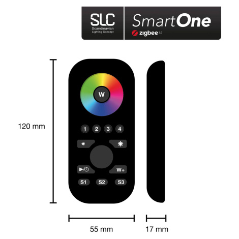 SLC SmartOne ZigBee diaľkové 4 kanály RGB RGBW THE LIGHT GROUP