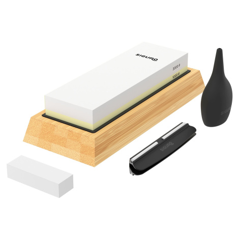 Siguro Brúsny kameň Bamboo Base, zrnitosť 1000/3000 s vôdzkou a s príslušenstvom