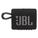 Prenosný reproduktor Bluetooth, 4,2 W, v5.1, pripínací, vodotesný, JBL Go 3, čierny