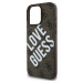 Guess Big Love Logo s MagSafe Kryt pre iPhone 16 Pro Max, Hnedý