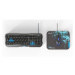 E-BLUE Polygon, sada klávesnice s myškou Cobra II, US, herná, a podložkou Mazer Marface S typ dr